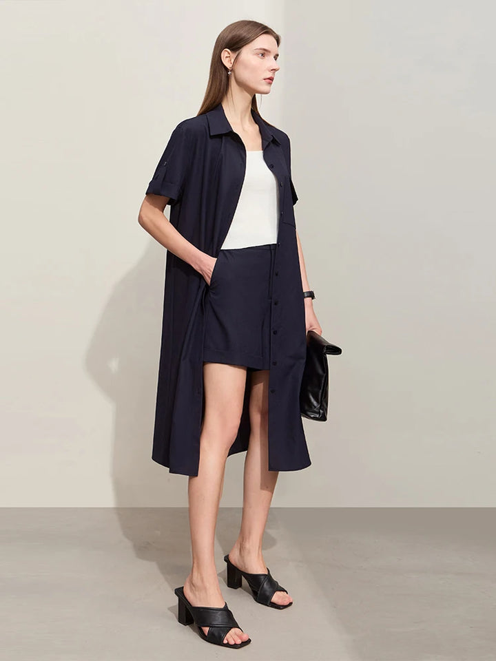 Bella | Stijlvolle Blousejurk met Moderne Snit