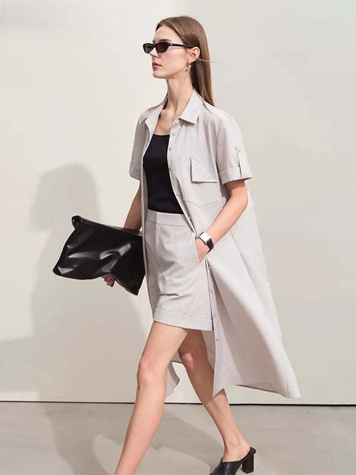 Bella | Stijlvolle Blousejurk met Moderne Snit