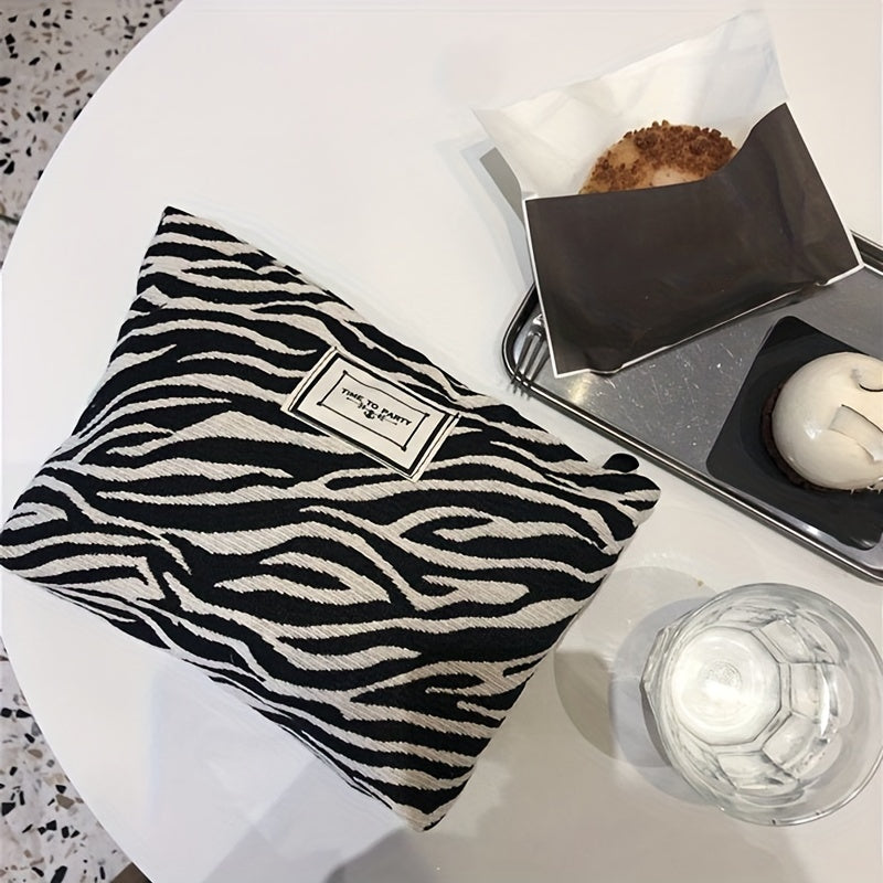 Bella | Toilettas met Zebraprint – Dames Clutch & Organizer