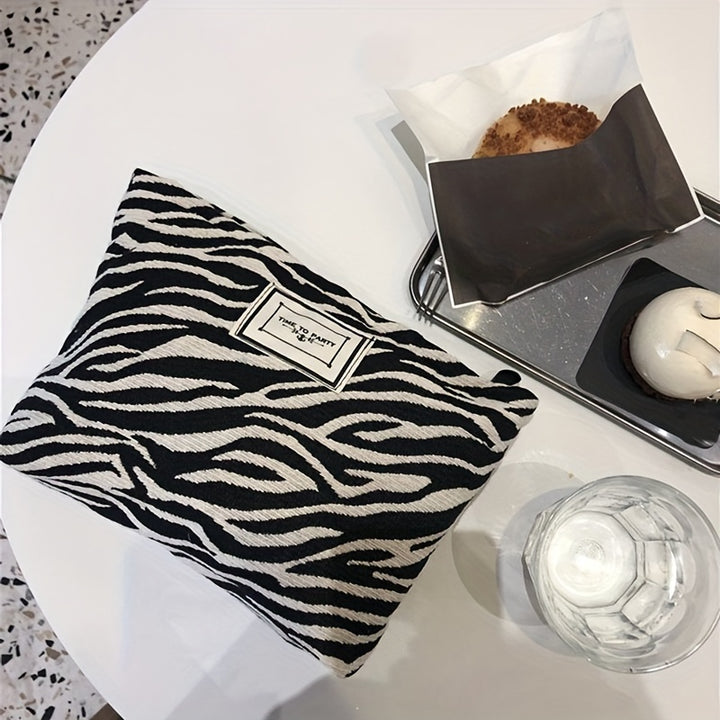 Bella | Toilettas met Zebraprint – Dames Clutch & Organizer
