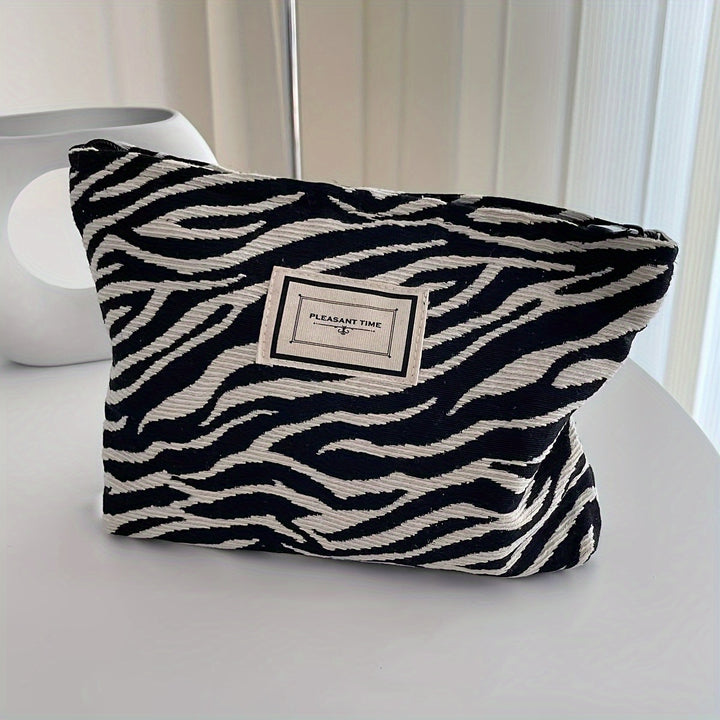 Bella | Toilettas met Zebraprint – Dames Clutch & Organizer