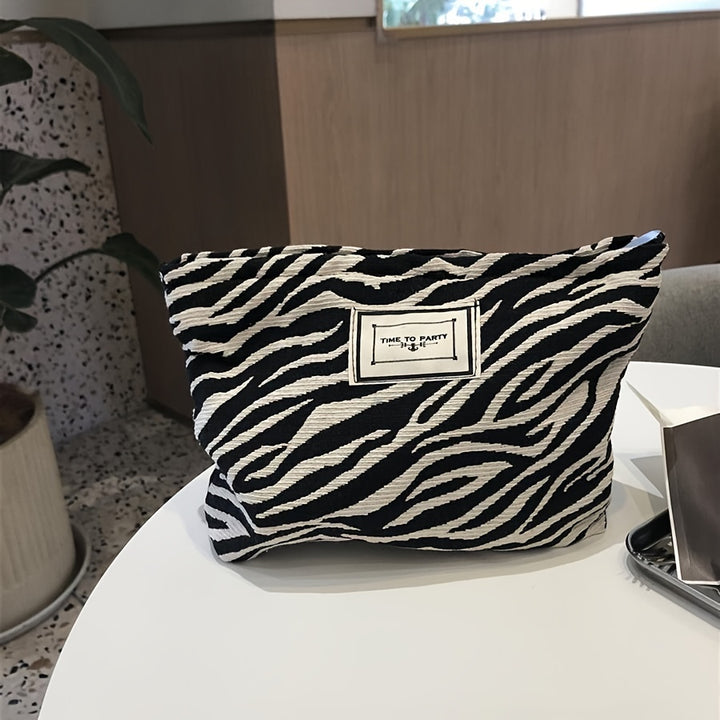 Bella | Toilettas met Zebraprint – Dames Clutch & Organizer