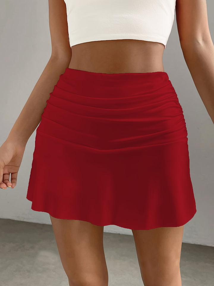 Berna | Dames Minirok met Ingebouwde Shorts