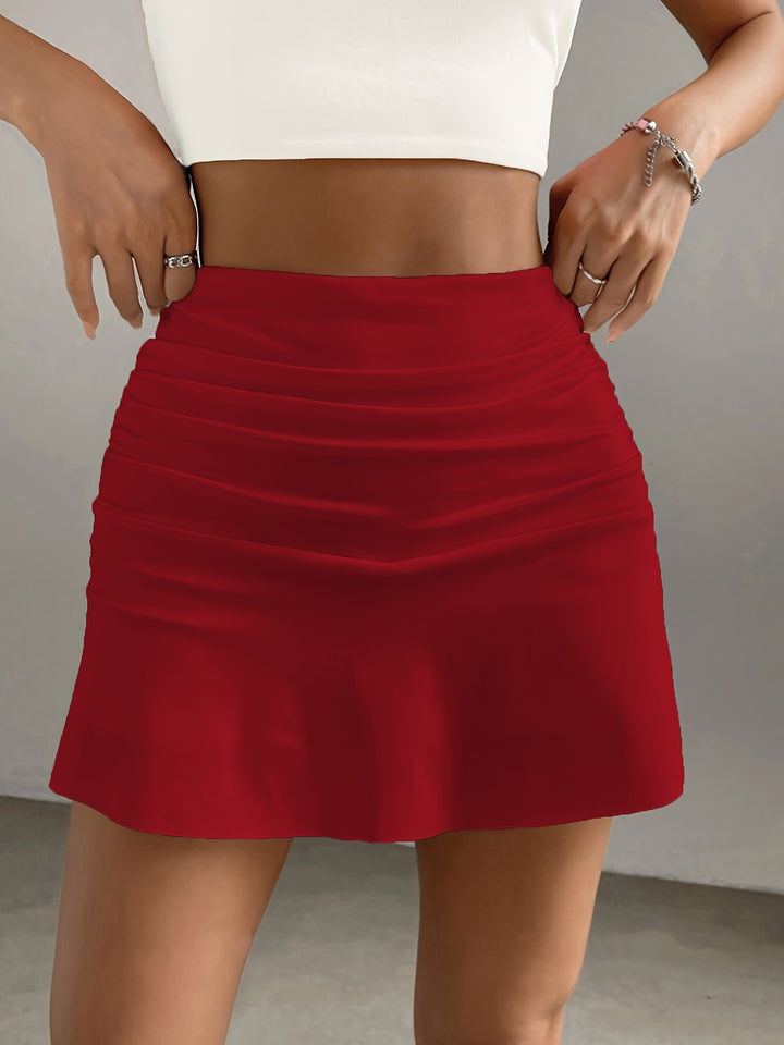 Berna | Dames Minirok met Ingebouwde Shorts