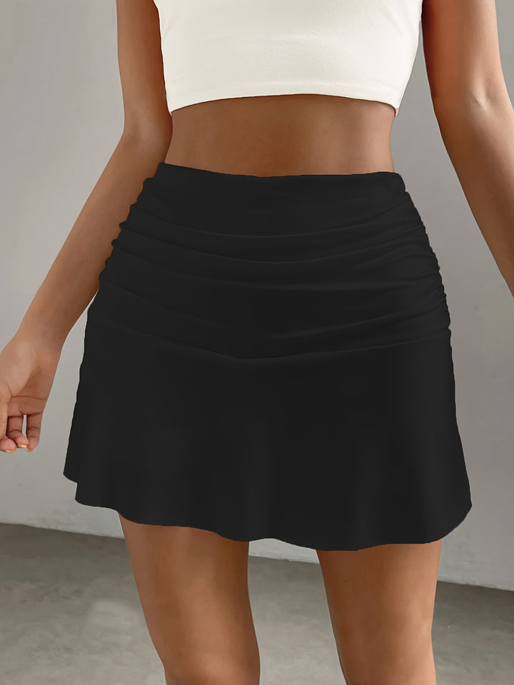 Berna | Dames Minirok met Ingebouwde Shorts