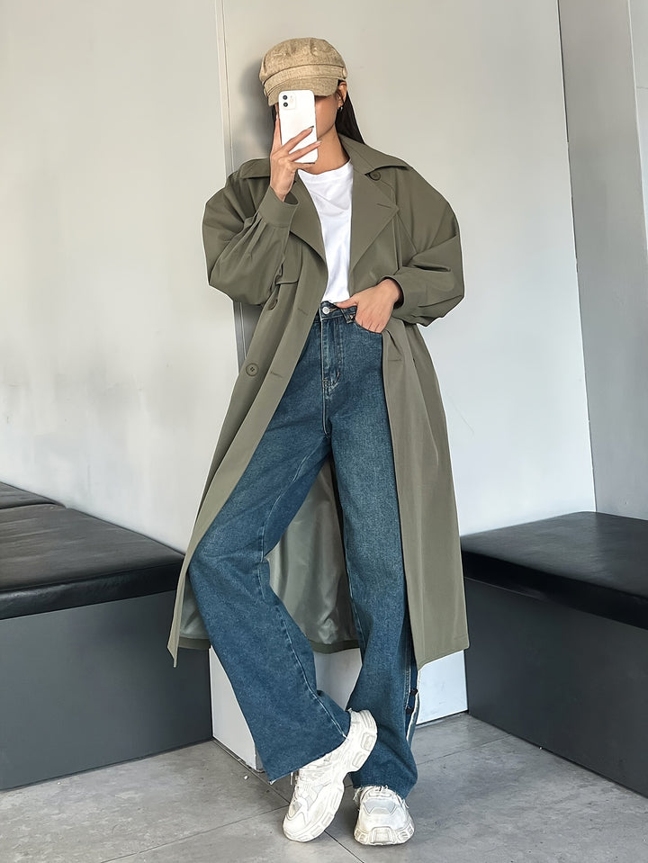 Bethany | Stijlvolle Lange Trenchcoat voor Dames