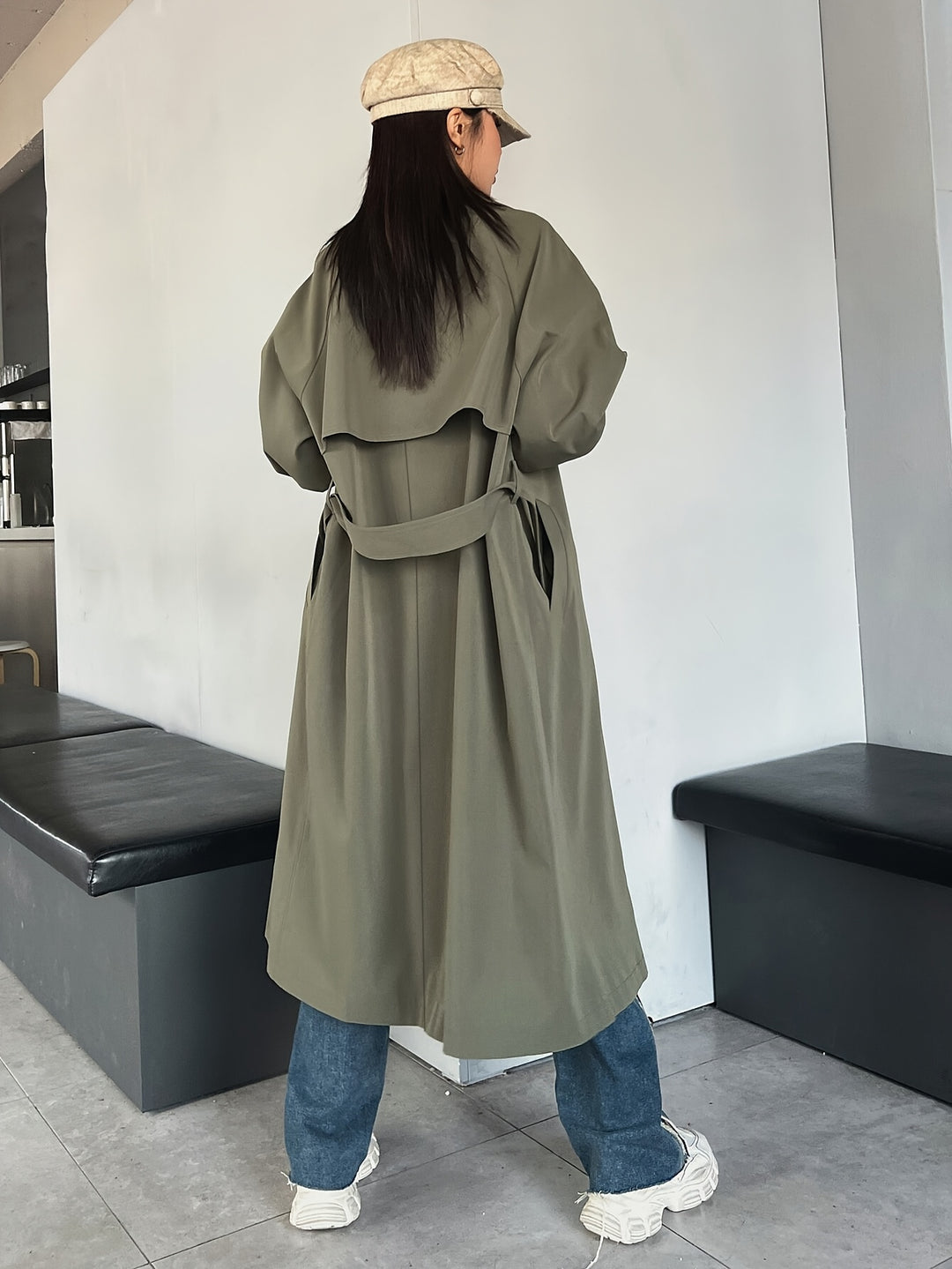 Bethany | Stijlvolle Lange Trenchcoat voor Dames
