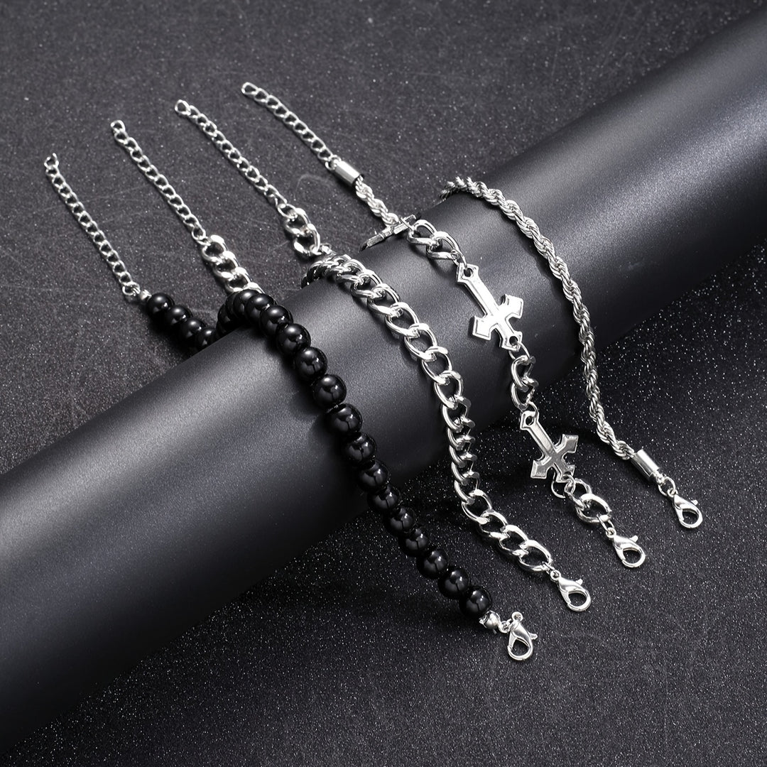 Brian | Stainless Steel Armbandenset voor Mannen – Minimalistisch en Stijlvol
