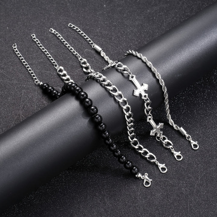 Brian | Stainless Steel Armbandenset voor Mannen – Minimalistisch en Stijlvol