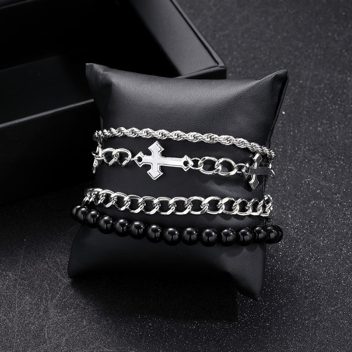 Brian | Stainless Steel Armbandenset voor Mannen – Minimalistisch en Stijlvol