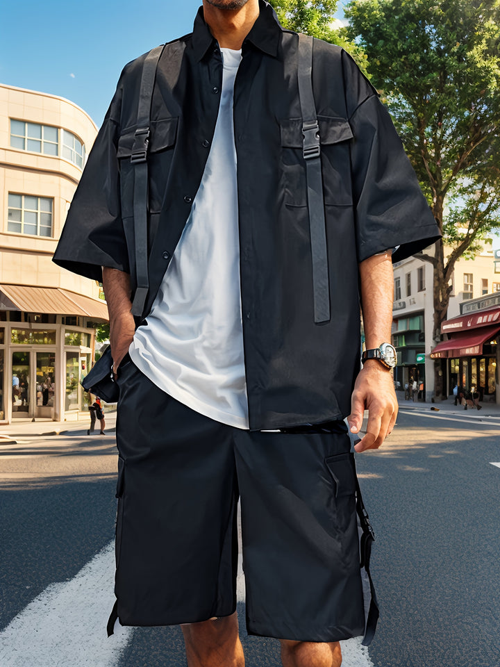 Brixton | Casual T-shirt en Shorts Set voor de Zomer
