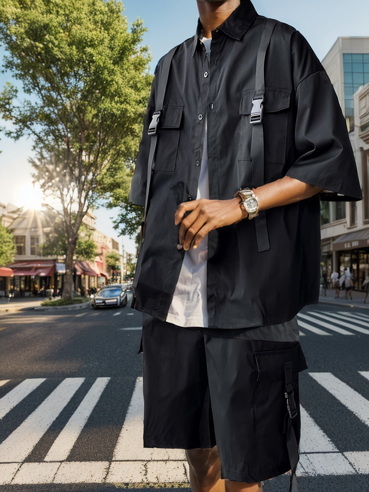 Brixton | Casual T-shirt en Shorts Set voor de Zomer