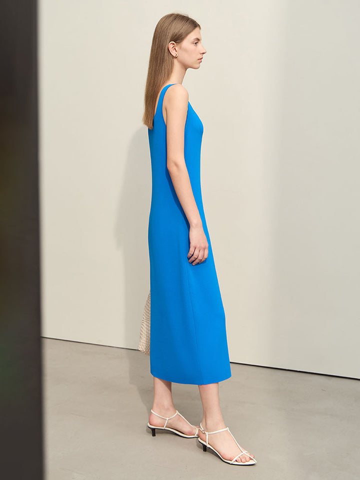 Brooke | Stijlvolle Midi Jurk met Elegante Halslijn