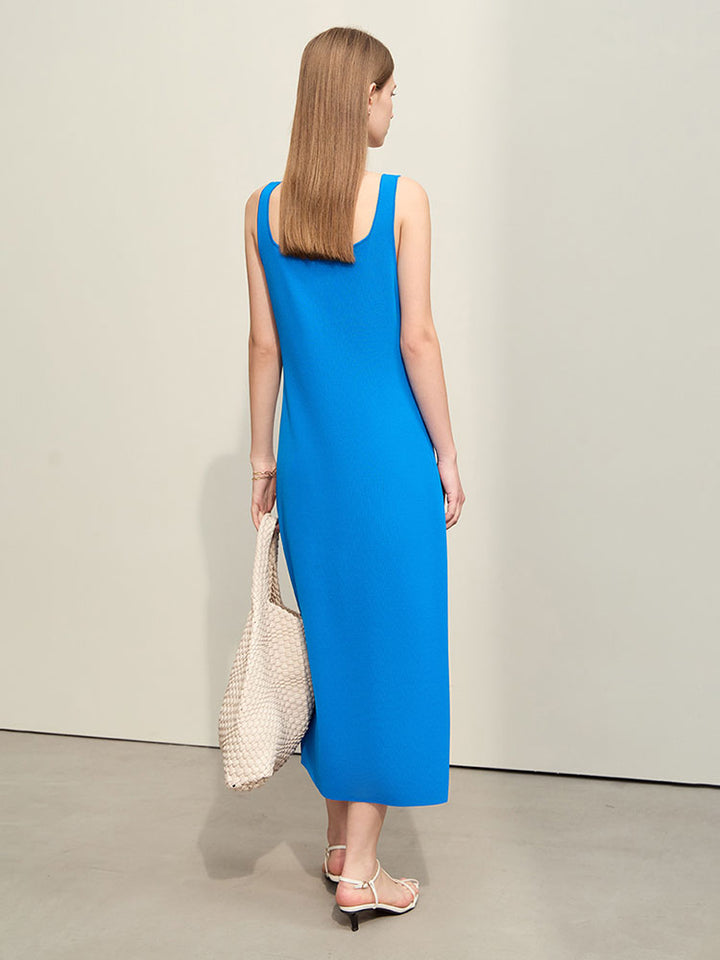 Brooke | Stijlvolle Midi Jurk met Elegante Halslijn