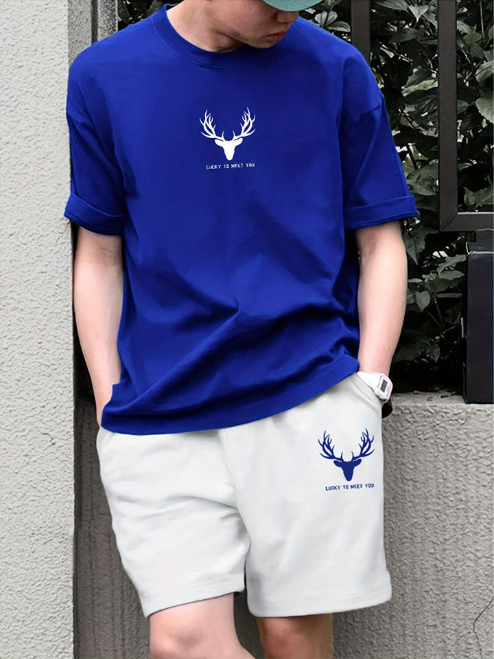 Bryan | Casual T-shirt en Short Set voor Mannen