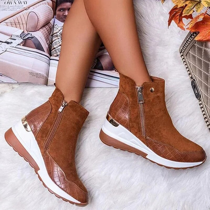 Carol | Elegante Enkelboots met Stijlvolle Rits