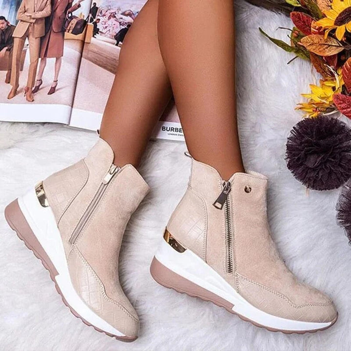 Carol | Elegante Enkelboots met Stijlvolle Rits