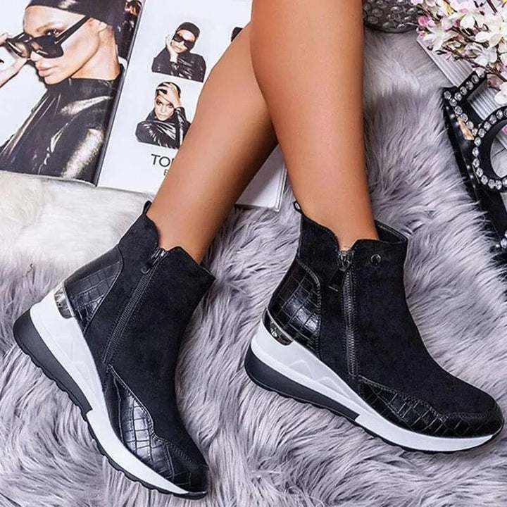 Carol | Elegante Enkelboots met Stijlvolle Rits