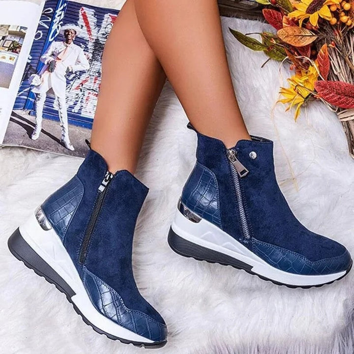 Carol | Elegante Enkelboots met Stijlvolle Rits
