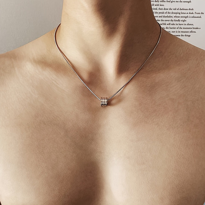 Cas | Trendy Halsketting met Minimalistisch Hanger voor Mannen