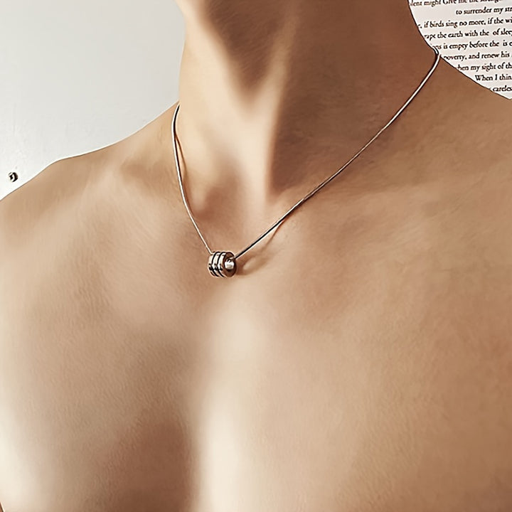 Cas | Trendy Halsketting met Minimalistisch Hanger voor Mannen