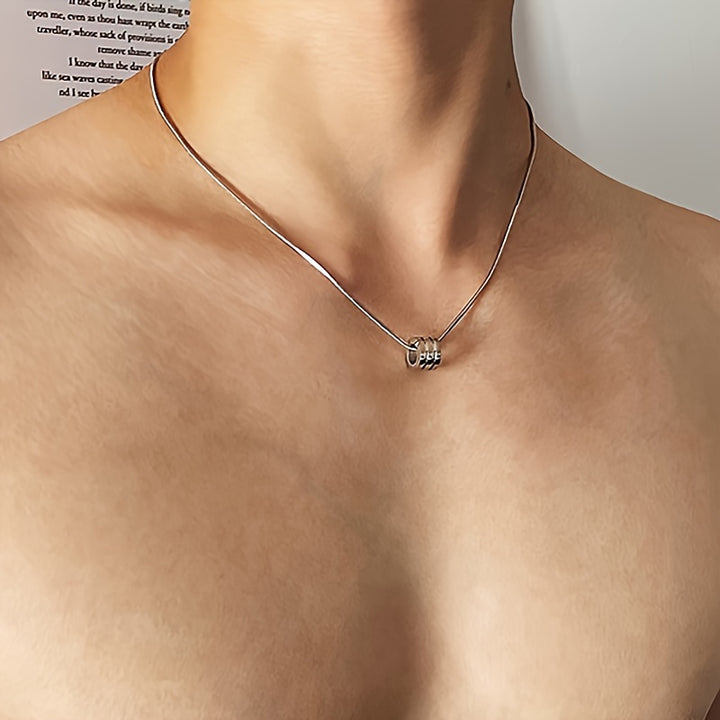Cas | Trendy Halsketting met Minimalistisch Hanger voor Mannen
