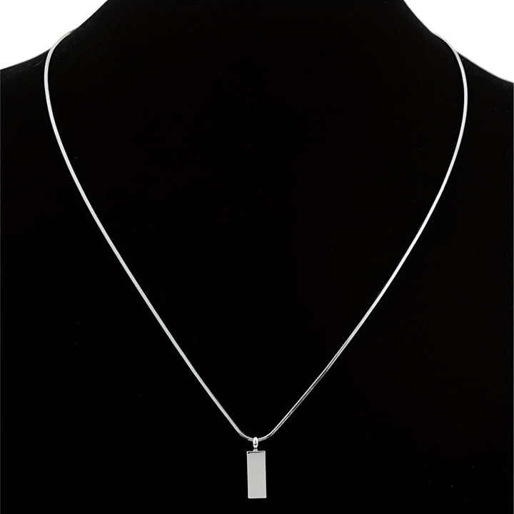 Cees | Minimalistische Hanger Ketting voor Stijlvolle Mannen