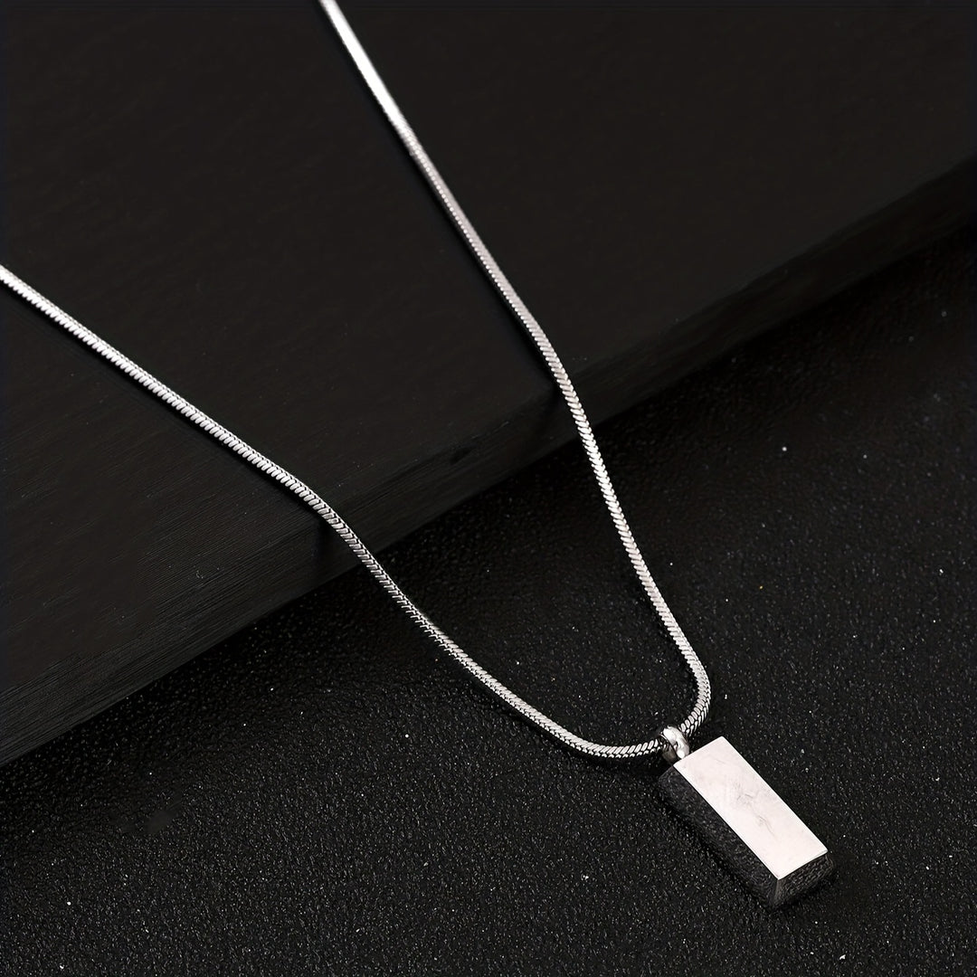Cees | Minimalistische Hanger Ketting voor Stijlvolle Mannen