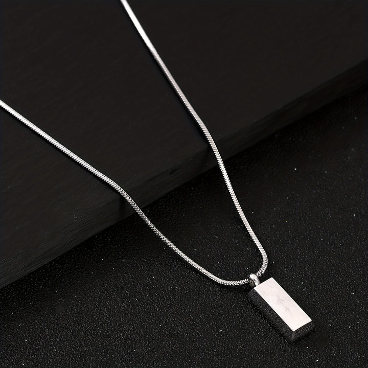 Cees | Minimalistische Hanger Ketting voor Stijlvolle Mannen