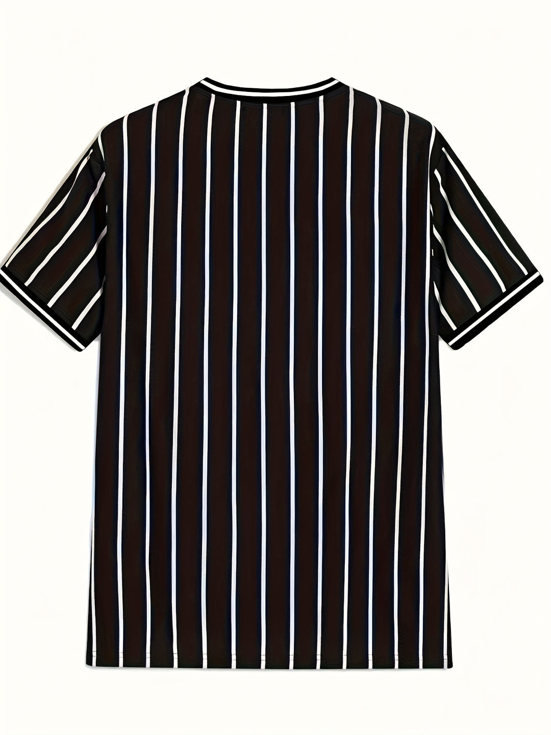 Charlie | Gestreept T-shirt met Los Angeles Print voor Heren,