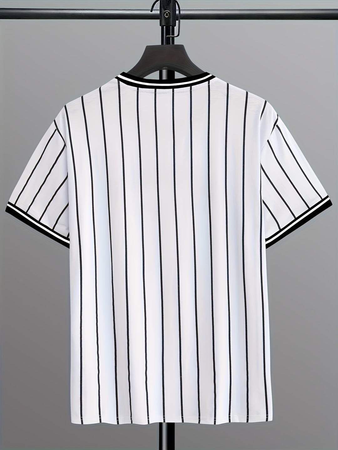 Charlie | Gestreept T-shirt met Los Angeles Print voor Heren,