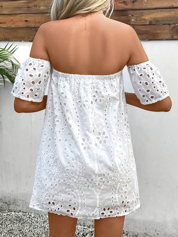Charlotte | Zomerse Off-Shoulder Mini Jurk