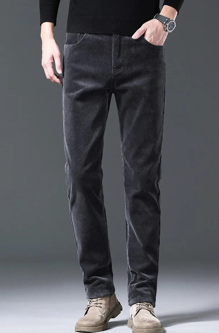 Chris | Slim Fit Corduroy Broek voor Mannen
