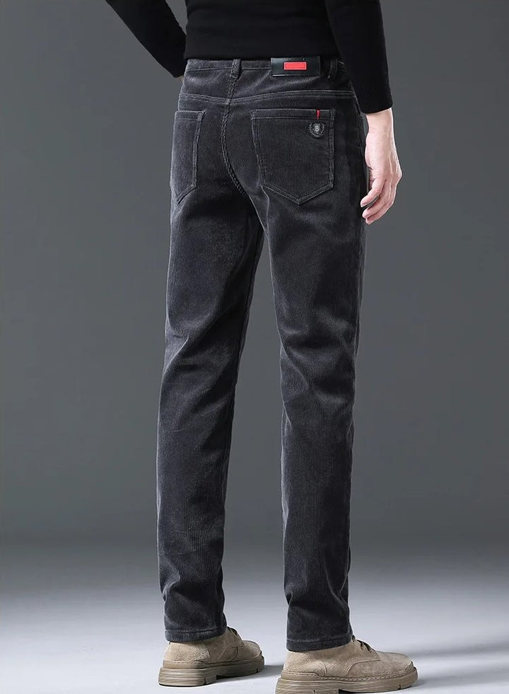 Chris | Slim Fit Corduroy Broek voor Mannen
