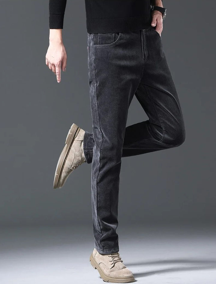Chris | Slim Fit Corduroy Broek voor Mannen