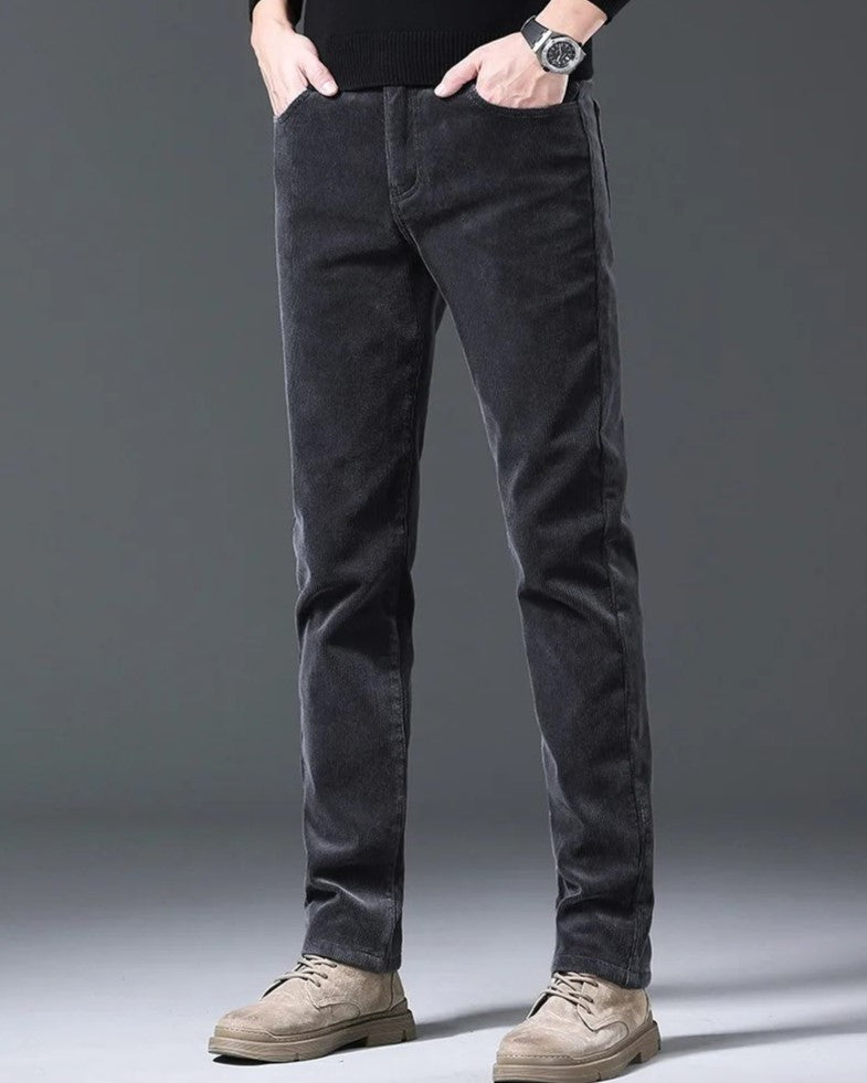 Chris | Slim Fit Corduroy Broek voor Mannen