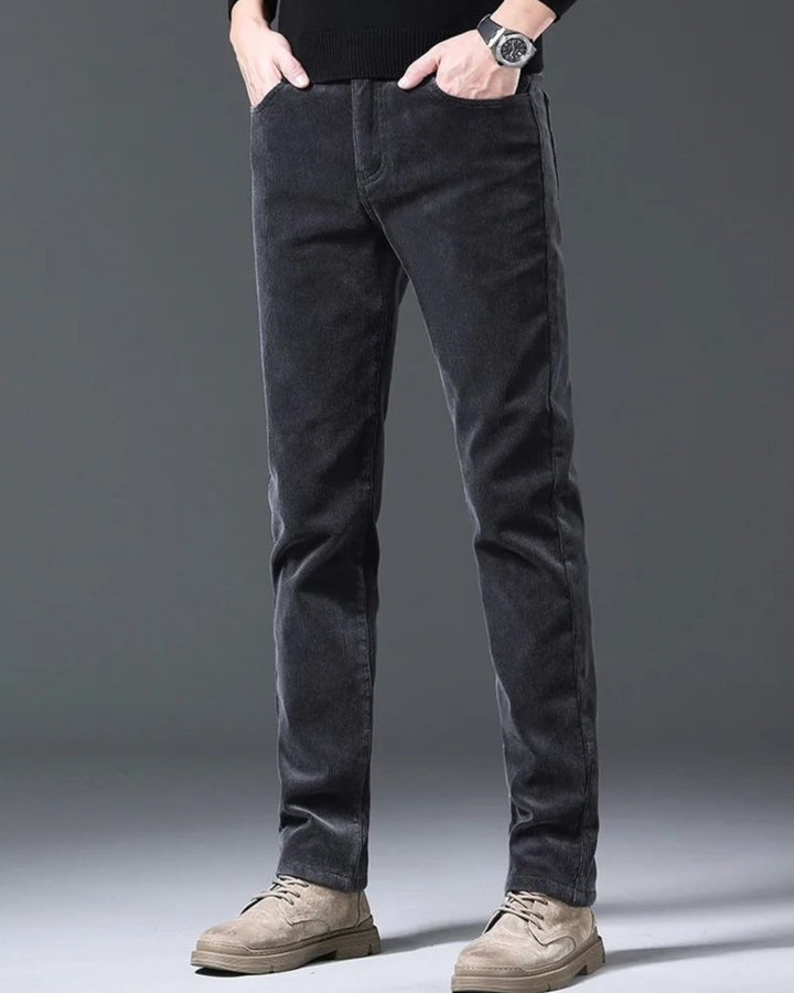 Chris | Slim Fit Corduroy Broek voor Mannen