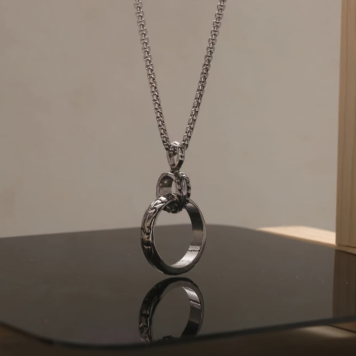Claas | Stoere Heren Ketting met Draaibare Ring