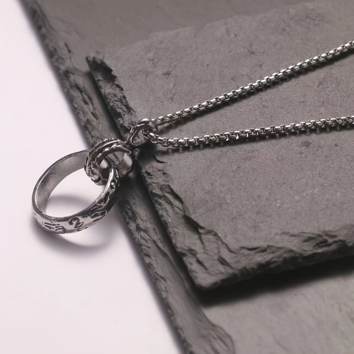 Claas | Stoere Heren Ketting met Draaibare Ring