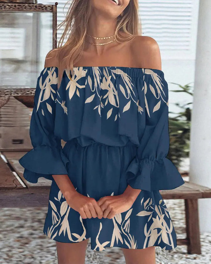 Claire | Bohemian Off-Shoulder Zomer Jurk