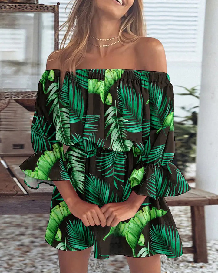 Claire | Bohemian Off-Shoulder Zomer Jurk