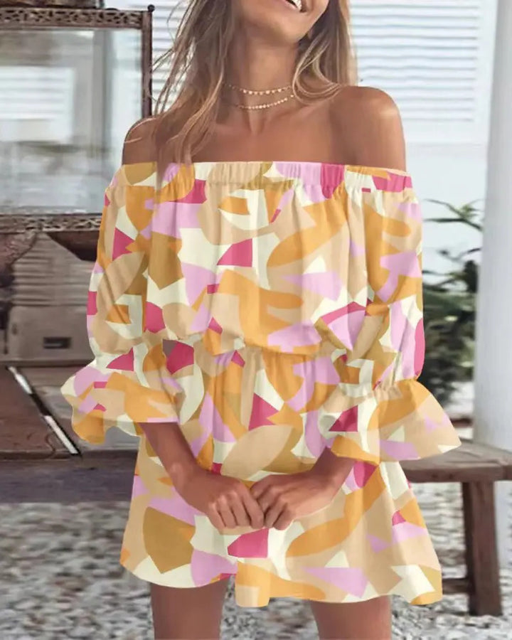 Claire | Bohemian Off-Shoulder Zomer Jurk