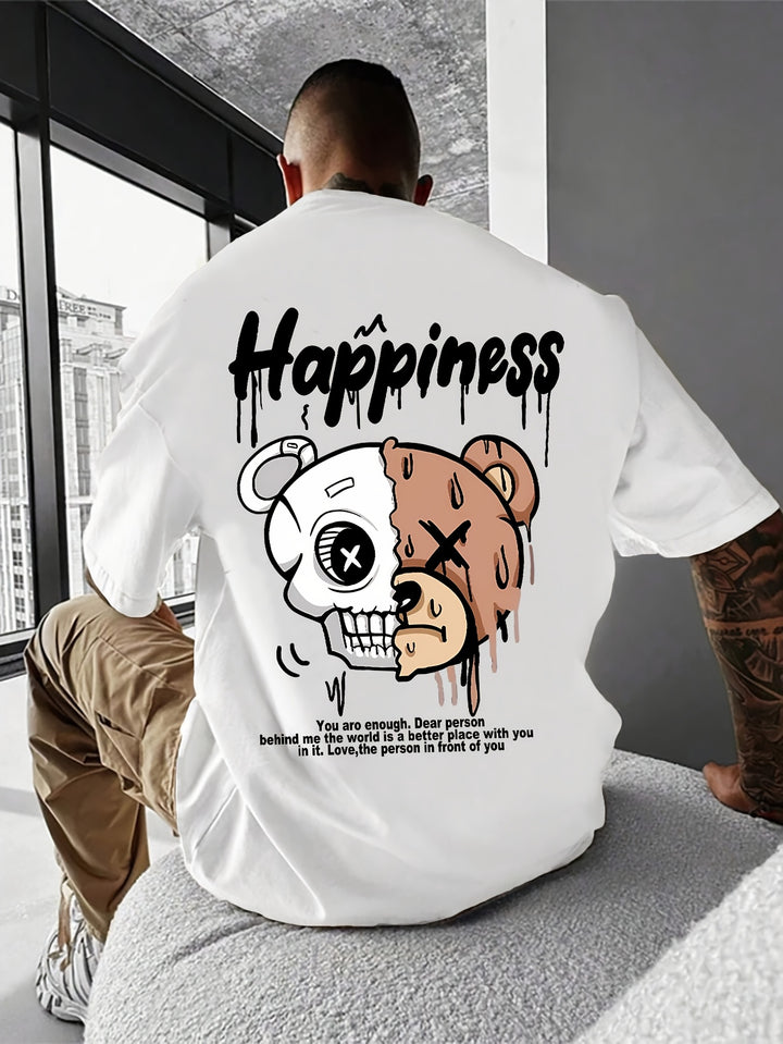Clarence | Unieke T-shirt met Dappere Beer Print