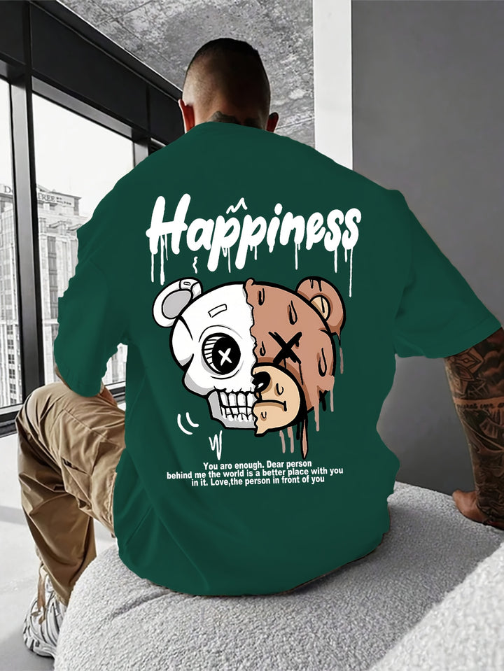 Clarence | Unieke T-shirt met Dappere Beer Print