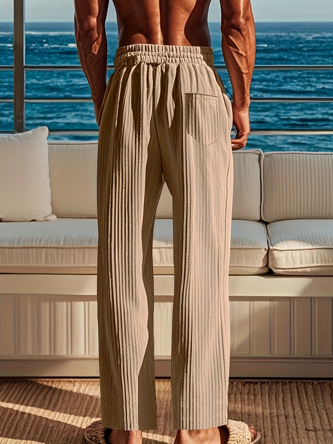 Clarence | Comfortabele Geribbelde Broek voor Mannen