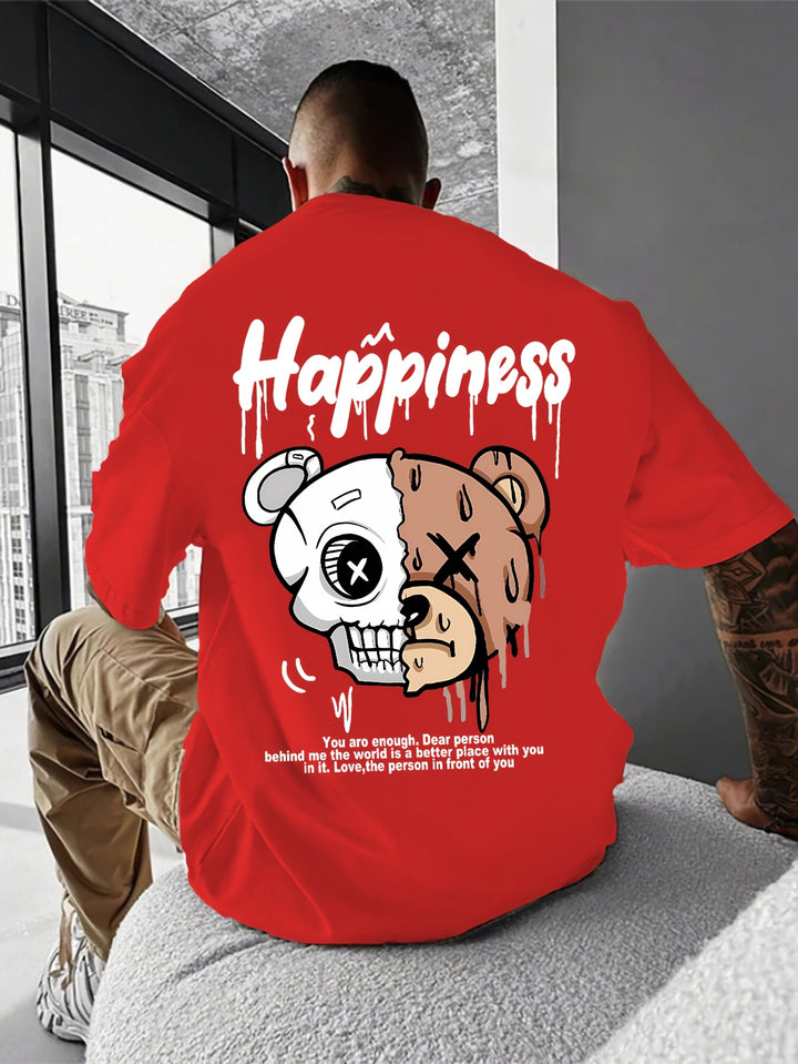 Clarence | Unieke T-shirt met Dappere Beer Print