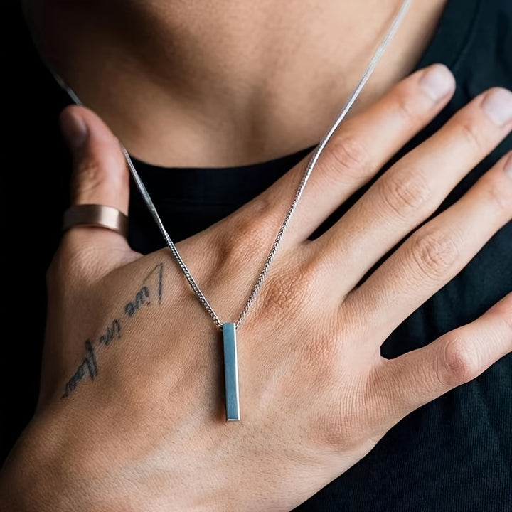 Coen | Stijlvolle Herenketting met Gravure Optie en Luxe Design