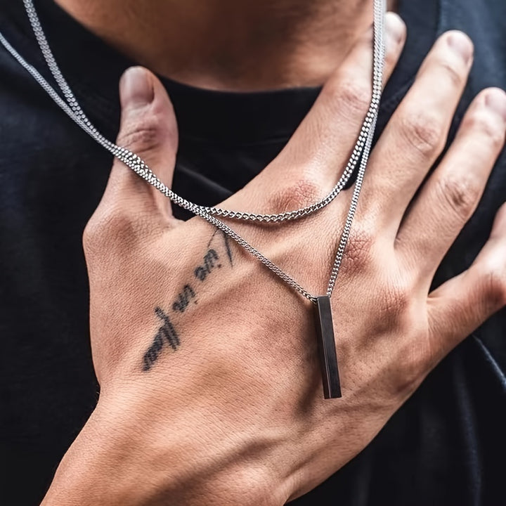 Coen | Stijlvolle Herenketting met Gravure Optie en Luxe Design