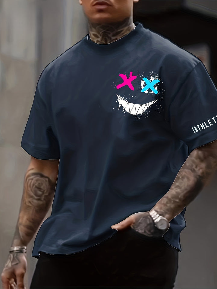 Daniel | Trendy T-shirt + Short met 3D Print en Grafisch Ontwerp [SET]