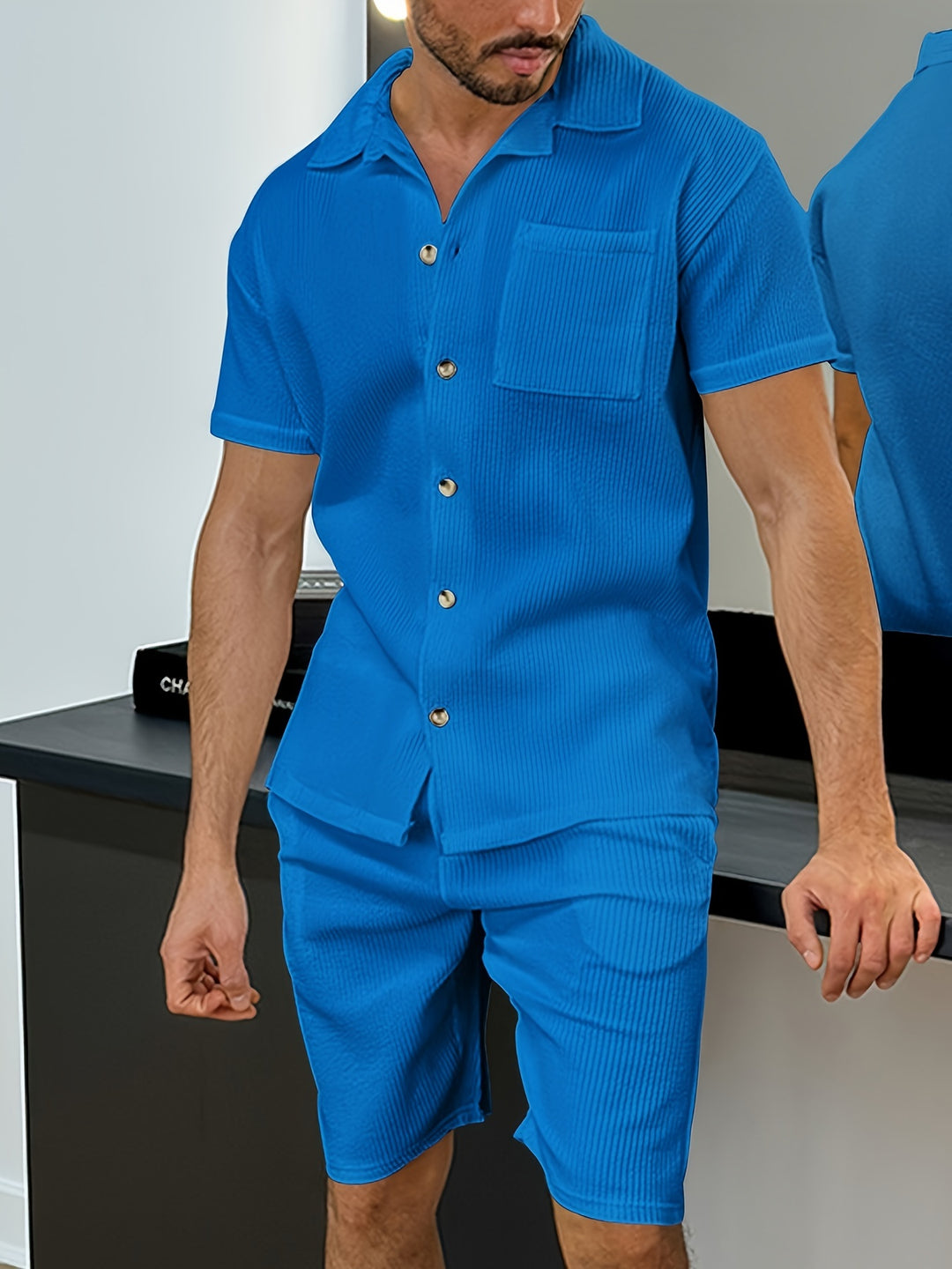 Daxton | Stijlvolle Zomerset met Korte Mouwen & Shorts